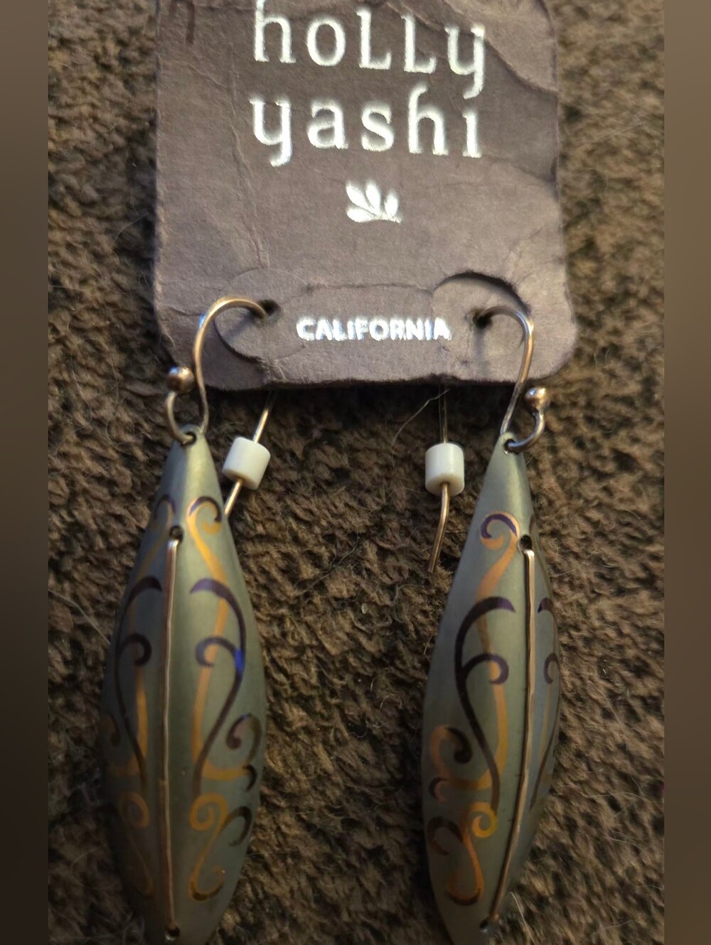 Vintage Holly Yashi Earrings